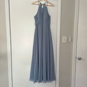 Azazie Bridesmaid Dress Dusty Blue